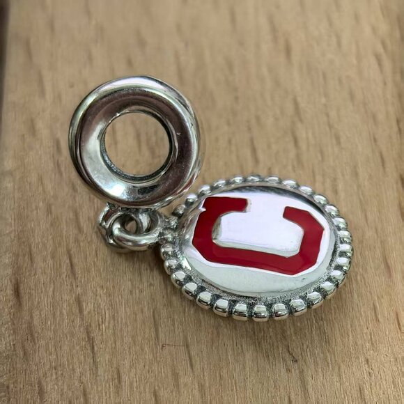 Pandora Cleveland Indians Baseball Charm, S925 Silver Bracelets - Picture 3 of 4